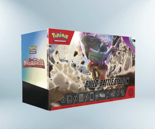 Entwicklungen in Paldea Build and Battle Stadium Box - mit 11 Boostern (DE)