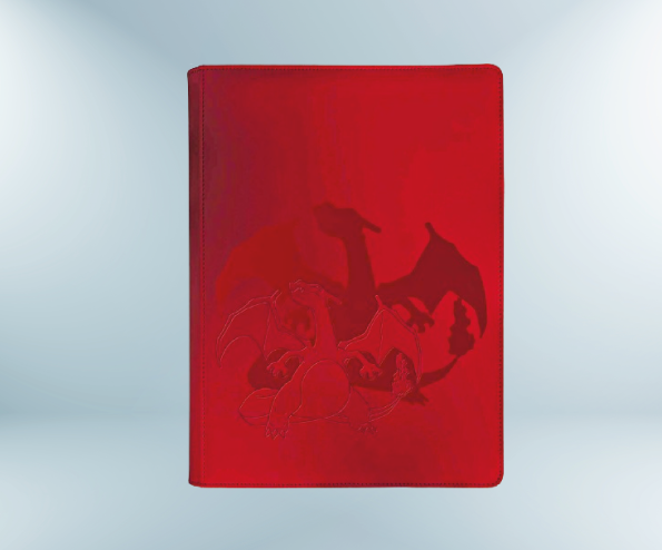 Ultra-PRO: Pokémon Elite Series 9-Pocket Zippered Premium PRO-Binder - Glurak Sammelmappe