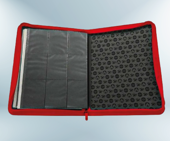 Ultra-PRO: Pokémon Elite Series 9-Pocket Zippered Premium PRO-Binder - Glurak Sammelmappe