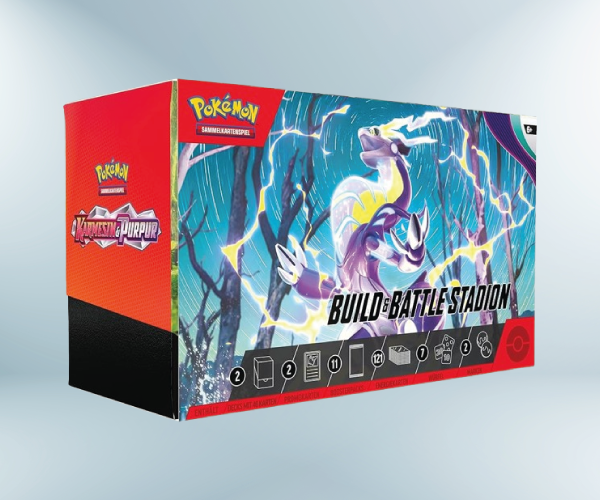 Karmesin & Purpur Build and Battle Stadium Box (DE)