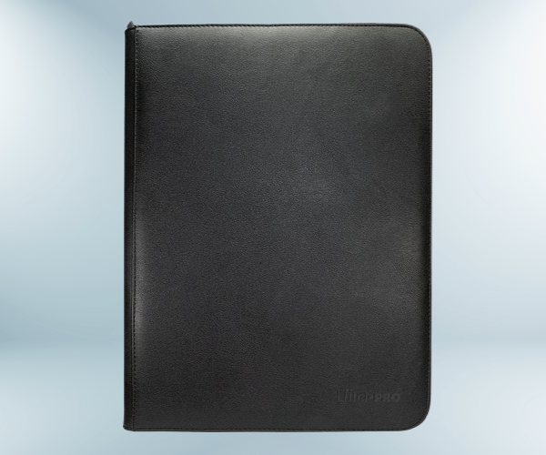 Ultra Pro - Vivid 9-Pocket Zippered PRO-Binder - Black