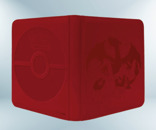 Ultra-PRO: Pokémon Elite Series 12-Pocket Zippered Premium PRO-Binder - Glurak Sammelmappe